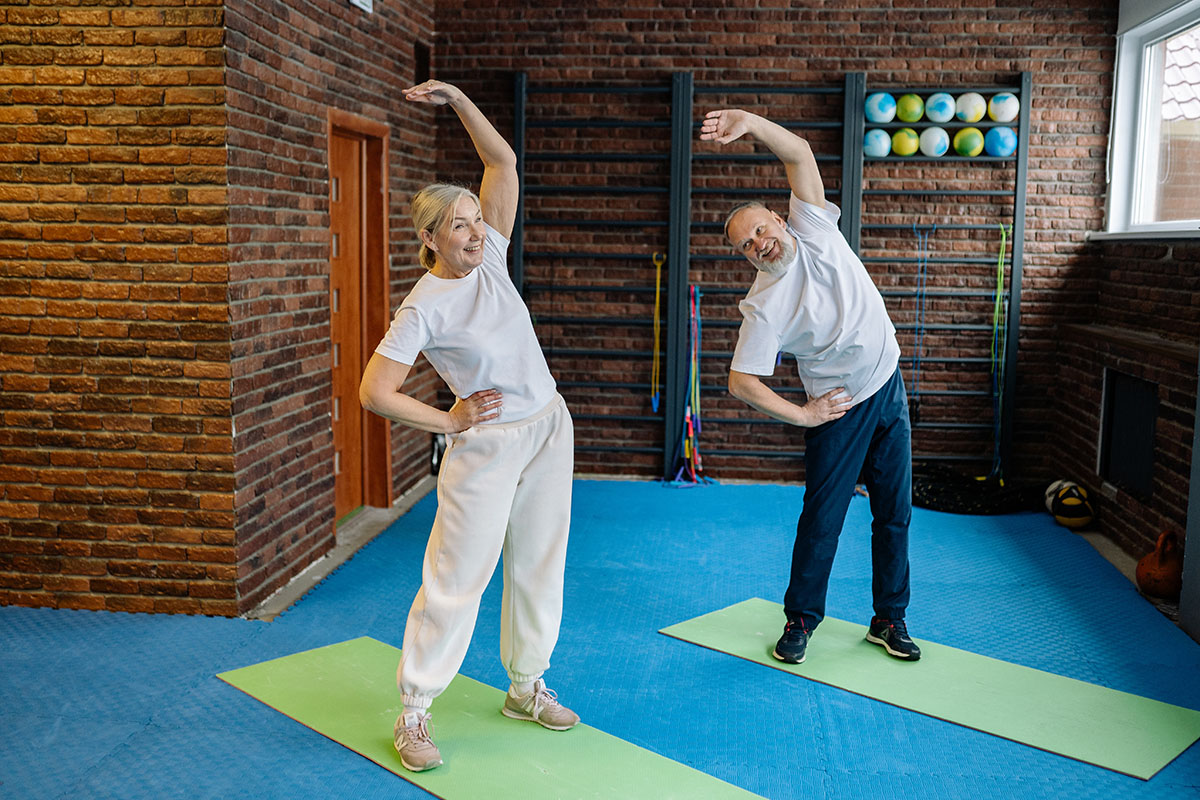 In Home Senior Fitness stretch